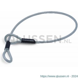 Dulimex DX 8400-05000 slotkabel 5,0 m 6-8 mm PVC ommanteld transparant voor discusslot 70 mm persklem afgeschermd 8078.000.5000