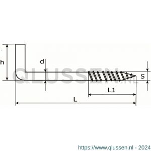 Dulimex DX 393-100E schroefduim houtdraad 5.25x100x24 mm verzinkt 9.766393100