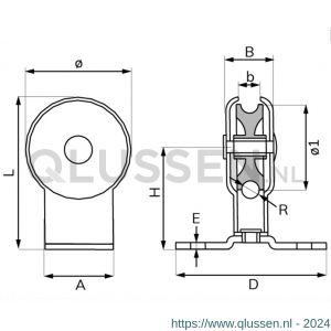 Dulimex DX BKS.3206-ZB markieskatrol staand verzinkt 1 stuk op kaart 8400.BKS.3206-ZB