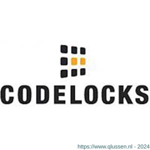 Codelocks KNSV-6010 PVD elektronisch codeslot met inbouw nachtschoot vrije toegang 80 gebruikerscodes 10 eenmalige gebruikerscodes 80.000 operaties links en rechts PVD weerbestendig sleutel en batterij override vandalismebestendig deurdikte 35-65 mm binne