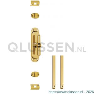 Intersteel Living 5620 set kruk-espagnolet T-kruk inclusief stangenset 2x 1250 mm messing ongelakt 0010.562021