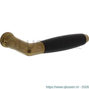 Intersteel 0377 deurkruk Ton 400 messing getrommeld-ebbenhout 0011.037700