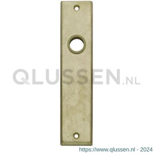 Intersteel 2568 renovatie kortschild blind messing getrommeld 0011.256811