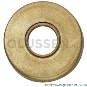 Intersteel 3186 rozet kunststof verdekt diameter 49x7 mm messing getrommeld 0011.318604