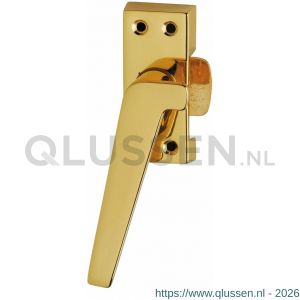 Intersteel Living 5615 raamsluiting met nok links messing gelakt 0013.561510B