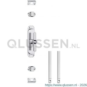 Intersteel Living 5620 set kruk-espagnolet T-kruk inclusief stangenset 2x 1250 mm verchroomd 0016.562021