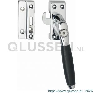 Intersteel Living 6616 SKG1 afsluitbare raamsluiting rechts Ton 400 chroom-ebbenhout compleet 0016.661652A