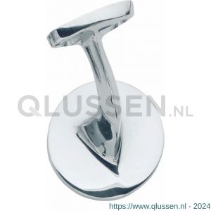 Intersteel Living 7245 leuninghouder blinde achterplaat vlak zadel chroom 0016.724540