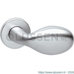 Intersteel Living 0263 gatdeel deurkruk rechts Druppel op rozet chroom mat 0017.026302A