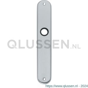 Intersteel 2530 langschild ovaal sleutelgat 72 mm chroom mat 0017.253026