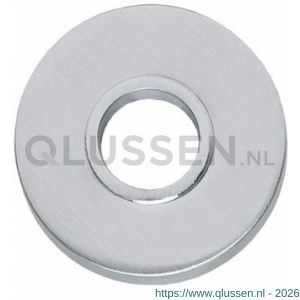Intersteel 3156 rozet messing verdekt diameter 50x8 mm messing chroom mat 0017.315604