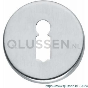 Intersteel Living 3186 sleutelplaatje kunststof verdekt diameter 49x7 mm messing chroom mat 0017.318616