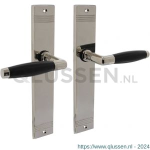 Intersteel Living 0238 deurkruk Ton basic met schild groef 235x43x5 mm blind nikkel 0018.023811