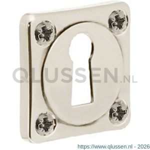Intersteel Living 3183 sleutelplaatje vierkant Basic nikkel 0018.318315