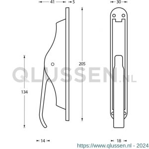 Intersteel Living 5620 pomp-espagnolet nikkel 0018.562030