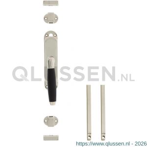 Intersteel Living 5620 set kruk-espagnolet rechts Ton 400 inclusief stangenset 2x 1250 mm nikkel-ebbenhout 0018.562063A