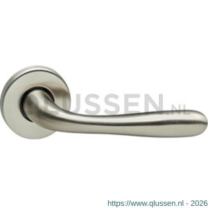Intersteel Living 0195 gatdeel deurkruk links Jupiter op rozet nikkel mat 0019.019502B