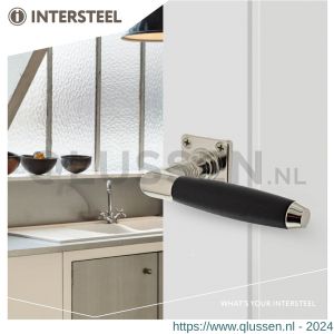 Intersteel Living 0237 deurkruk Ton Basic nikkel mat met vierkant rozet 0019.023702