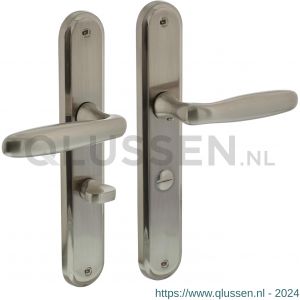 Intersteel Living 1692 deurkruk 1692 Bjorn op langschild WC 63/8 mm nikkel mat 0019.169265