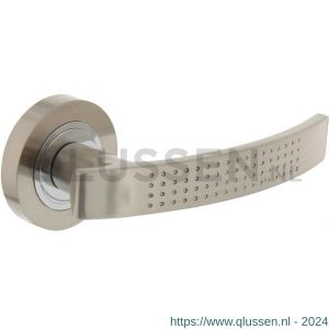 Intersteel Living 1696 deurkruk 1696 William op rond rozet 7 mm nokken nikkel mat 0019.169602