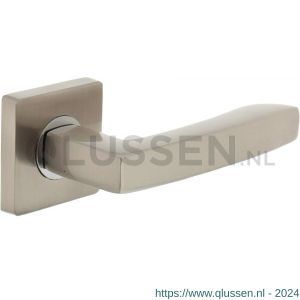 Intersteel Living 1714 deurkruk 1714 Dean op vierkant rozet 7 mm nokken chroom-nikkel mat 0019.171402