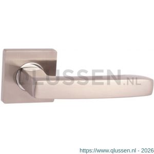 Intersteel Living 1714 gatdeel deurkruk links Dean op vierkant rozet 7 mm nokken chroom-nikkel mat 0019.171402B