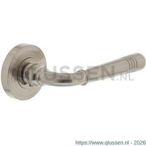 Intersteel Living 1725 gatdeel deurkruk rechts Emily op rond rozet 7 mm nokken chroom nikkel mat 0019.172502A