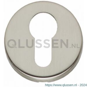 Intersteel Living 3186 profielcilinderplaatje kunststof verdekt diameter 49x7 mm messing nikkel mat 0019.318617