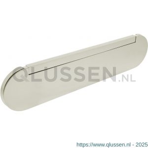 Intersteel Living 4015 tochtwering ovaal met klep nikkel mat 0019.401500