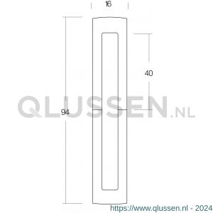 Intersteel Living 4540 sierhuls stomp 40/40 mm nikkel mat 0019.454000