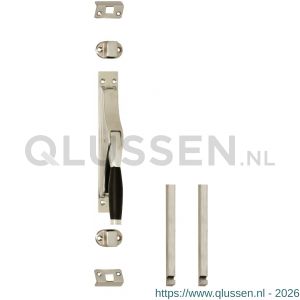 Intersteel Living 5620 set pomp-espagnolet Ton 222 inclusief stangenset 2x 1250 mm nikkel mat-ebbenhout 0019.562037