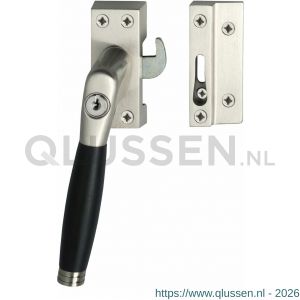 Intersteel Living 6616 SKG1 afsluitbare raamsluiting links Ton 222 nikkel mat-ebbenhout compleet 0019.661651B