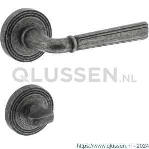 Intersteel Living 1735 deurkruk Bellevue op rozet met WC oud grijs 0021.173510