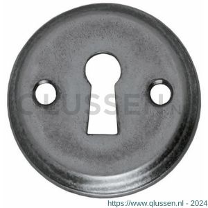 Intersteel 3173 sleutelplaatje diameter 50x5 mm messing oud grijs 0021.317316