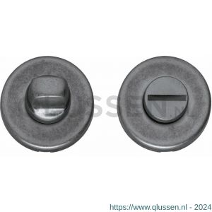 Intersteel Living 3186 WC-sluiting 8 mm kunststof verdekt diameter 49x7 mm messing oud grijs 0021.318660