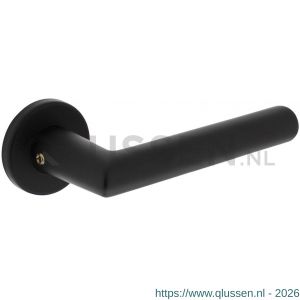 Intersteel Living 0055 gatdeel deurkruk Broome op rozet diameter 50x7 mm met 7 mm nokken zwart 0023.005502A