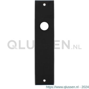 Intersteel Living 2568 kortschild rechthoekig blind mat zwart 0023.256811