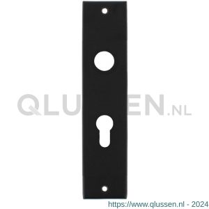 Intersteel Living 2568 kortschild rechthoekig profielcilindergat 55 mm zwart 0023.256829