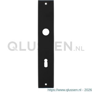 Intersteel Living 2577 langschild rechthoekig sleutelgat 72 mm mat zwart 0023.257726