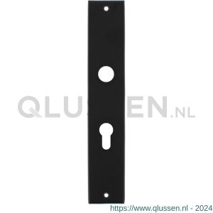 Intersteel Living 2577 langschild rechthoekig profielcilindergat 55 mm mat zwart 0023.257729