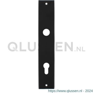 Intersteel Living 2577 langschild rechthoekig profielcilindergat 92 mm mat zwart 0023.257749