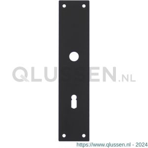 Intersteel Living 2688 schild renovatie rechthoekig 250x55 mm x 2 mm sleutelgat 72 mm RVS mat zwart 0023.268826