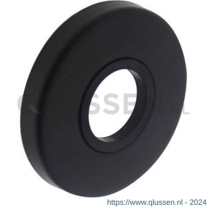 Intersteel 3186 rozet kunststof verdekt diameter 49x7 mm messing zwart 0023.318604