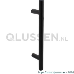 Intersteel Living 4324 deurgreep per stuk T-vorm 300x65x20 mm hart op hart 200 mm mat zwart 0023.432401