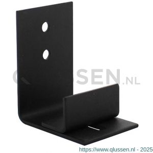 Intersteel Living 4501 verstelbare deurgeleider voor onderzijde schuifdeur zwart 0023.450117