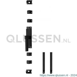 Intersteel Living 5620 set kruk-espagnolet links L-recht met stangenset 2x 1245 mm RVS zwart 0023.562047B