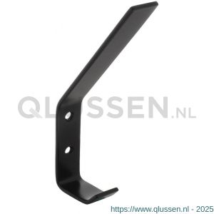 Intersteel Living 6950 kapstokhaak 695010 gebogen zwart 0023.695010