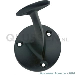 Intersteel Living 7245 leuninghouder opschroevend vlak zadel mat zwart 0023.724520