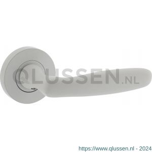 Intersteel Living 1692 deurkruk Bjorn op ronde rozet 52x10 mm met nokken wit 0027.169202