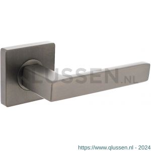Intersteel Living 1713 deurkruk Hera op vierkante rozet met nokken 55x55x10 mm antraciet-grijs 0029.171302